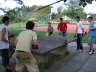 Tischtennis Match am HaFaTa